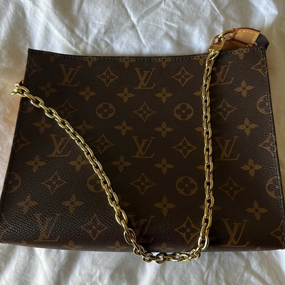 Louis Vuitton toiletry pouch on chain